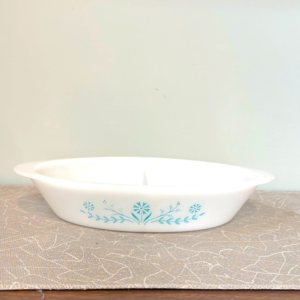Vintage Glassbake serving dish